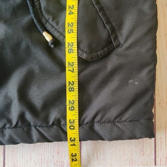 Vintage Learsi 80s zip front coat with removable hood sz S - Picture 6 of 12